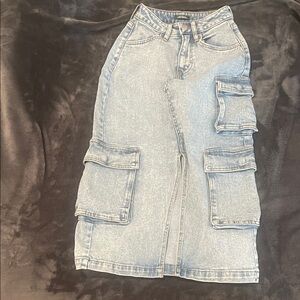 Wild Fable Light Blue Denim Skirt